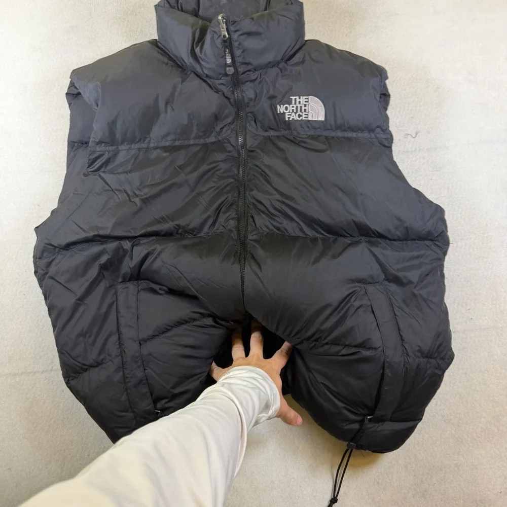 The North Face Nuptse 700 Down Puffer Vest Black Mens Gorpcore Winter Jacket